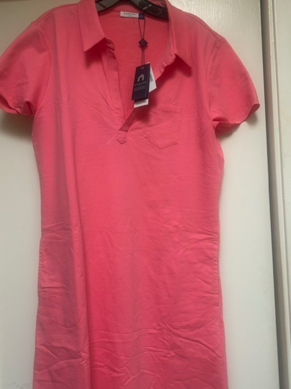 Cabana cotton polo dress